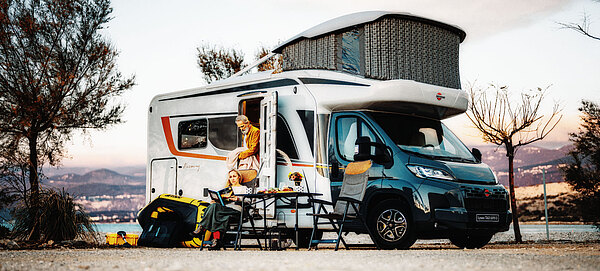 Bürstner Lyseo - Paar an Slowenischer Küste Bürstner Lyseo - Paar an Slowenischer Küste